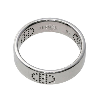 HERMES Eclipse Luban Ring K18 White Gold Ladies [Used]