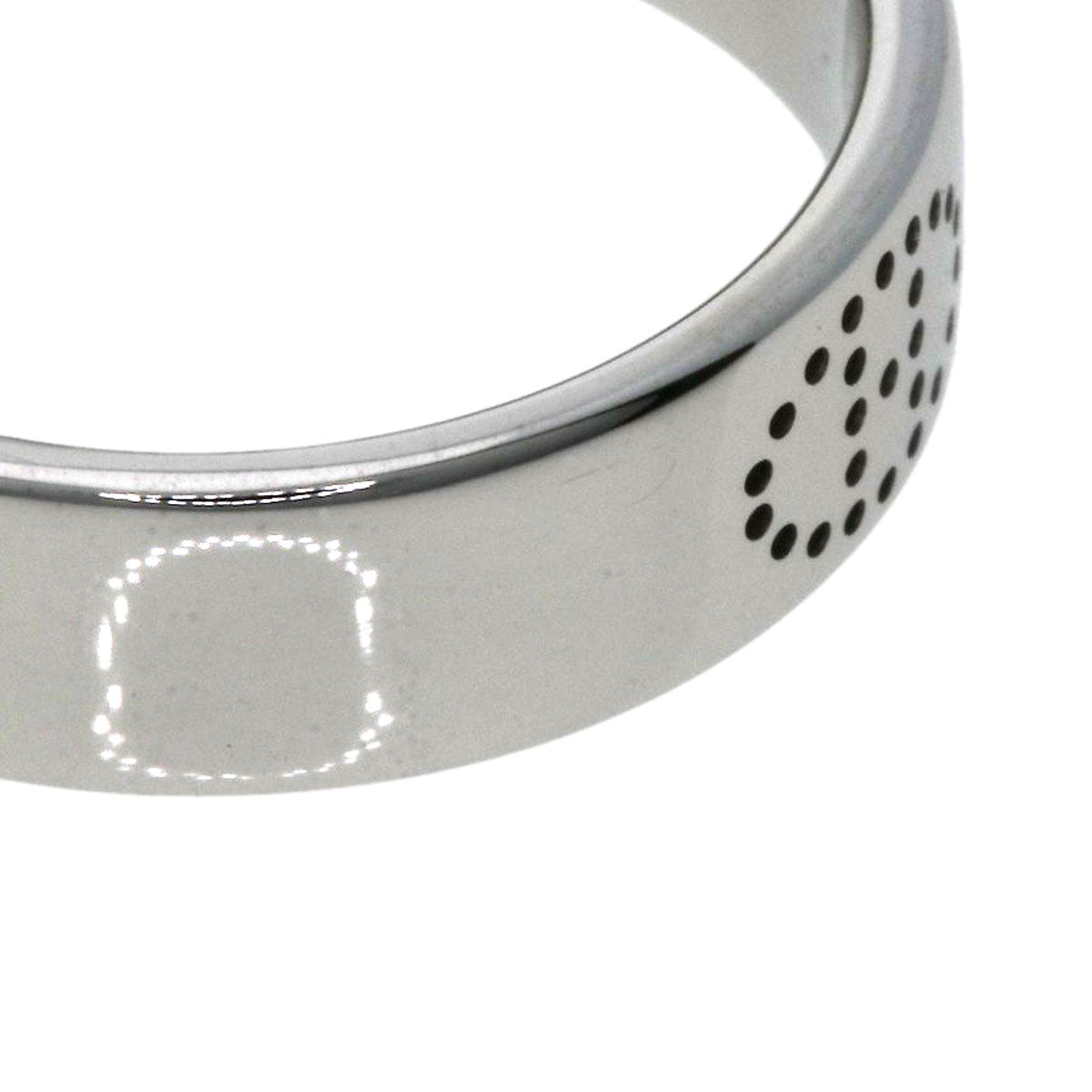 HERMES Eclipse Luban Ring K18 White Gold Ladies [Used]