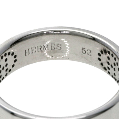 HERMES Eclipse Luban Ring K18 White Gold Ladies [Used]