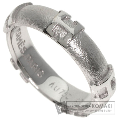 HERMES Fidelite # 47 Ring K18 White Gold Ladies [Used]