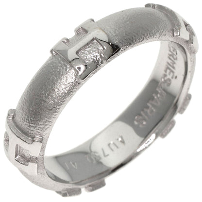 HERMES Fidelite # 47 Ring K18 White Gold Ladies [Used]