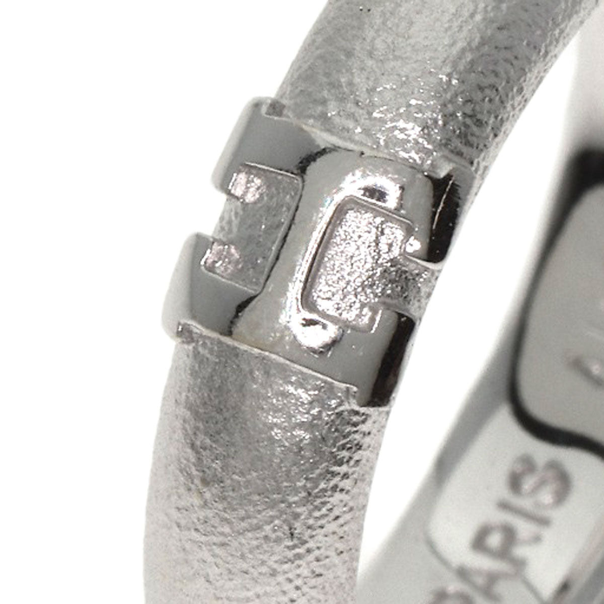 HERMES Fidelite # 47 Ring K18 White Gold Ladies [Used]