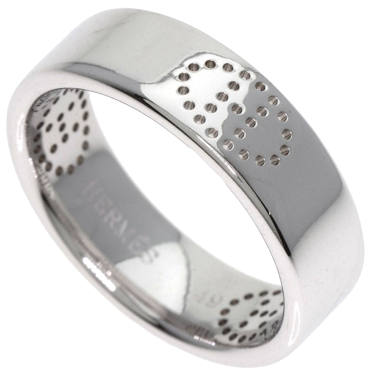 HERMES Evelyne Express #49 Ring K18 White Gold Ladies [Used]