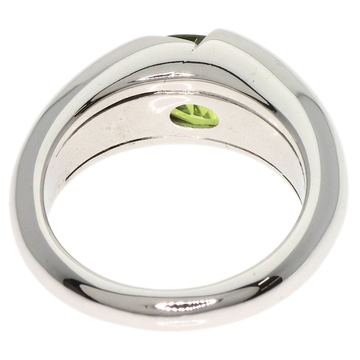 Chaumet   Varg Peridot Ring  K18 White Gold Ladies [Used]