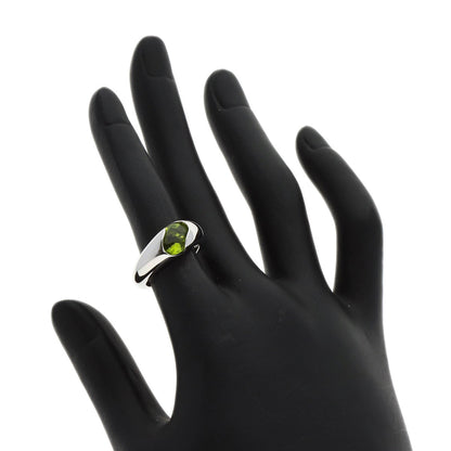 Chaumet   Varg Peridot Ring  K18 White Gold Ladies [Used]