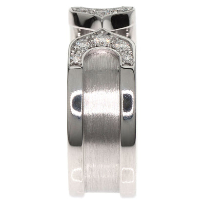 CARTIER C2 Diamond SM #47 Ring K18 White Gold Ladies [Used]