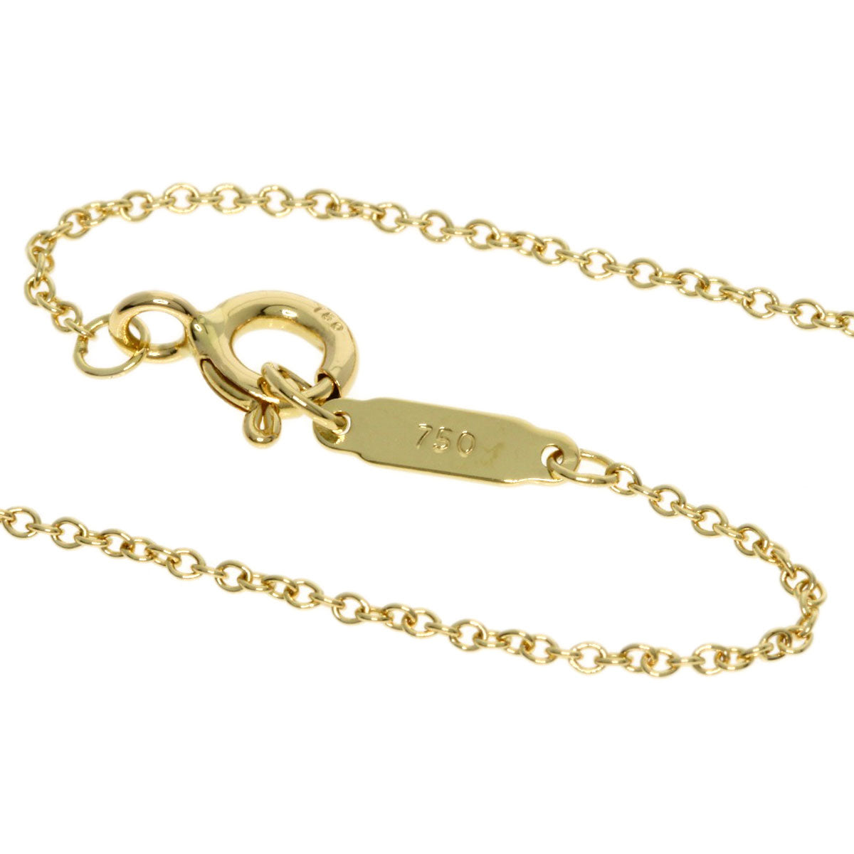 TIFFANY&Co. Sentimental Heart Diamond Necklace K18 Yellow Gold Ladies [Used]