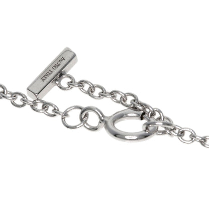 TIFFANY&Co. T Smile Mini Diamond Bracelet K18 White Gold Ladies [Used]