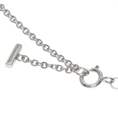 TIFFANY&Co. T Smile Mini Diamond Bracelet K18 White Gold Ladies [Used]