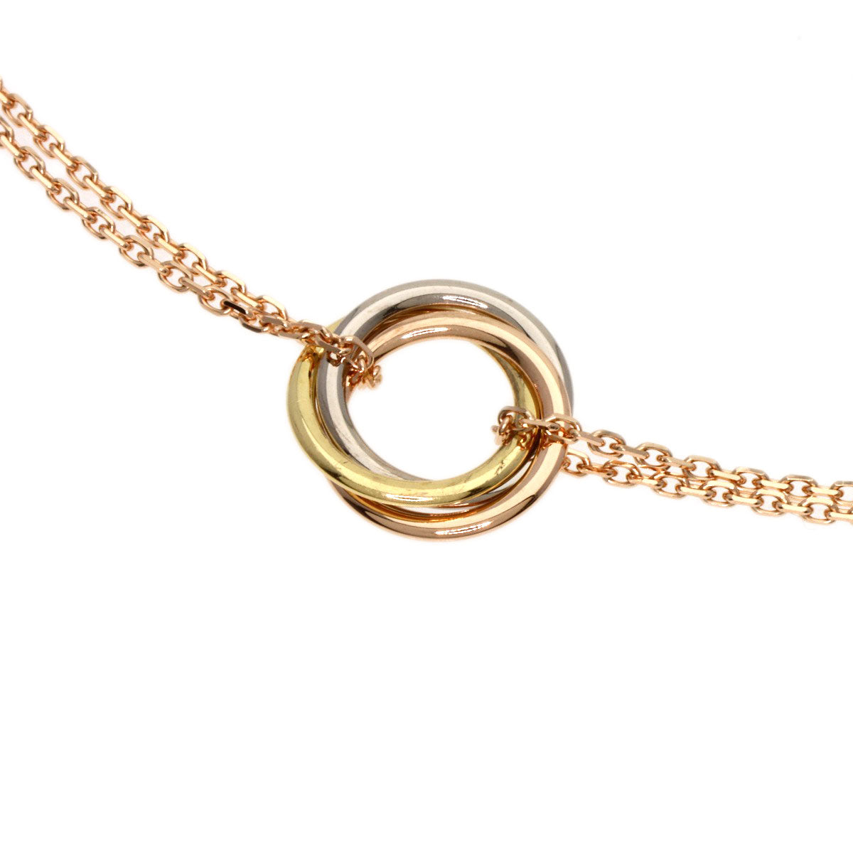 CARTIER Trinity Bracelet K18 Yellow Gold 18K Pink GoldLadies [Used]