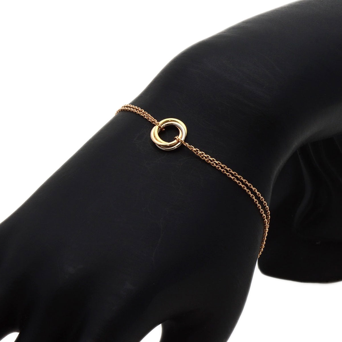 CARTIER Trinity Bracelet K18 Yellow Gold 18K Pink GoldLadies [Used]