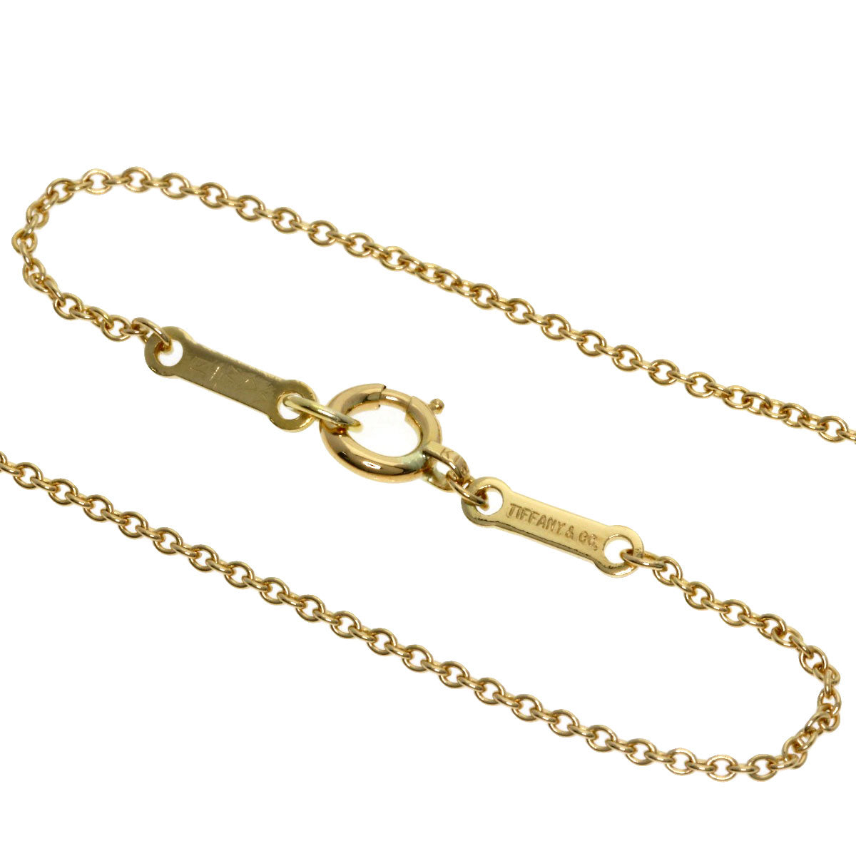 TIFFANY&Co. Faceted Diamond Necklace K18 Yellow Gold Ladies [Used]