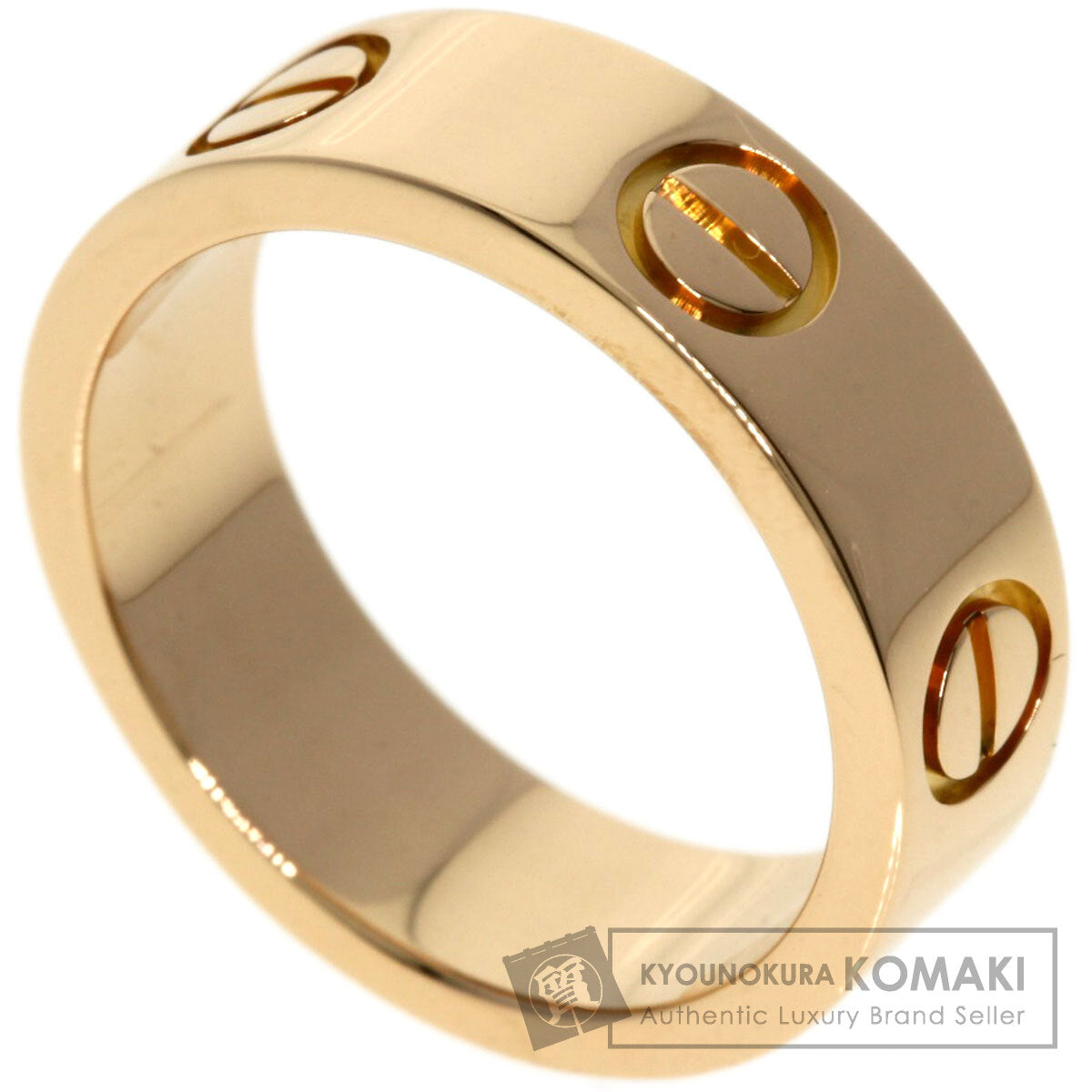 CARTIER love ring #49 Ring K18 Pink Gold Ladies [Used]