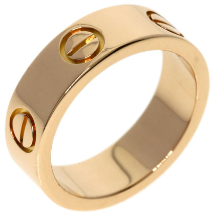 CARTIER love ring #49 Ring K18 Pink Gold Ladies [Used]