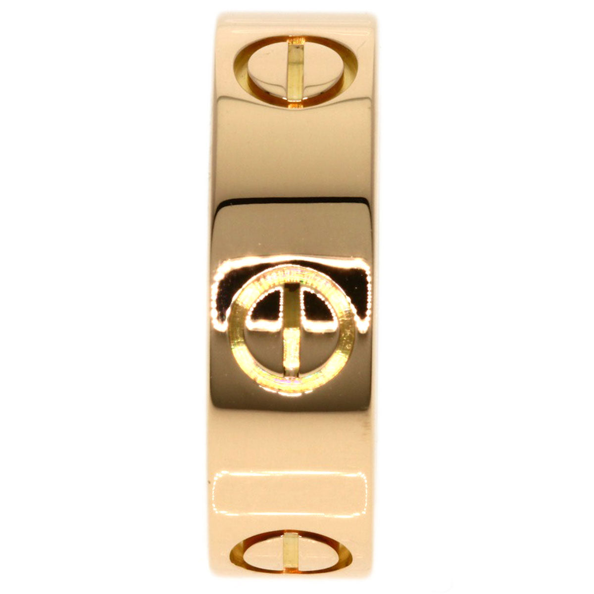 CARTIER love ring #49 Ring K18 Pink Gold Ladies [Used]