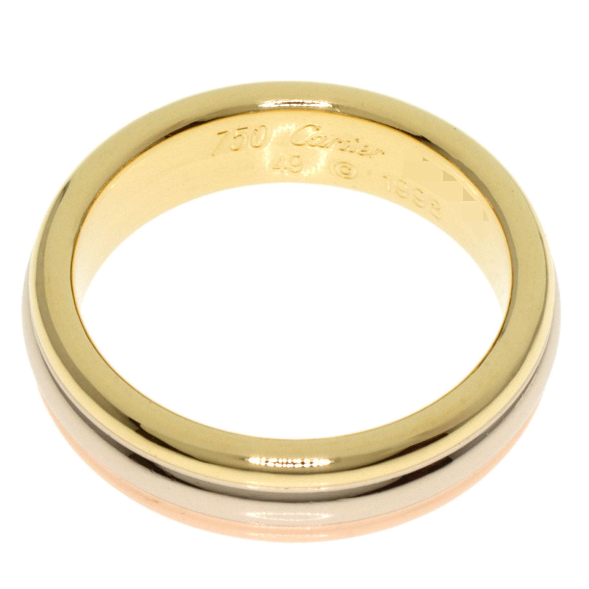 CARTIER Vendome #49 Ring K18 Yellow Gold K18 White GoldLadies [Used]