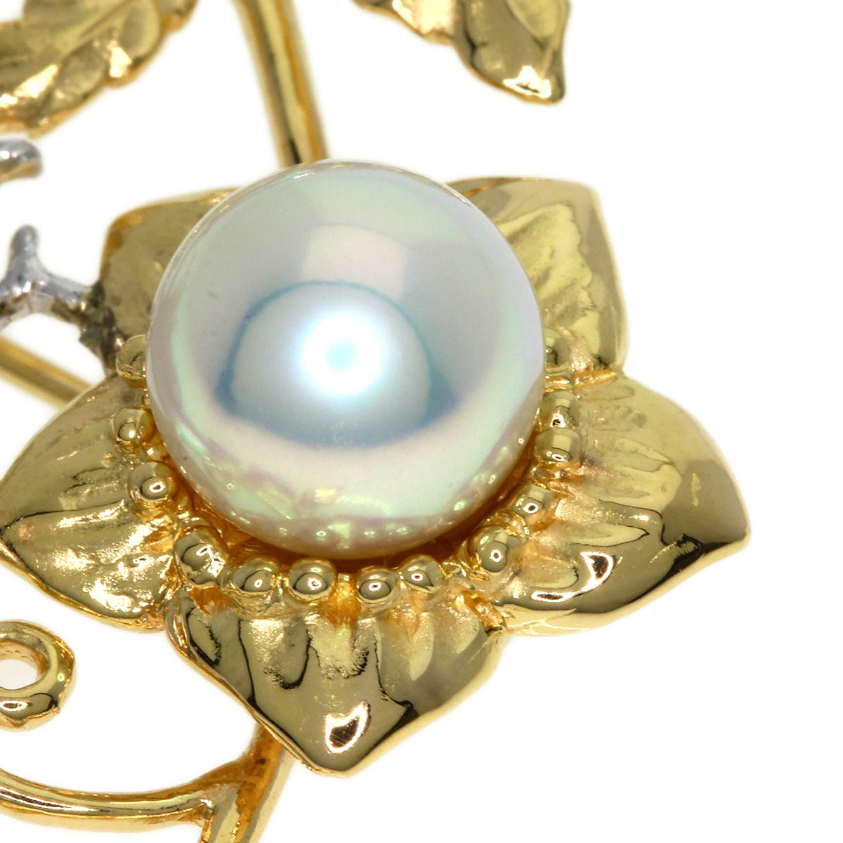 TASAKI Pearl Pearl Bird Motif Brooch K18 Yellow Gold PT900Ladies [Used]