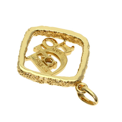 Dior   Pendant top Logo 1P Diamond K18 Yellow Gold Ladies