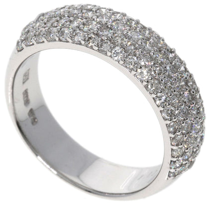 Ponte Vecchio Pave Diamond Ring K18 White Gold Ladies [Used]