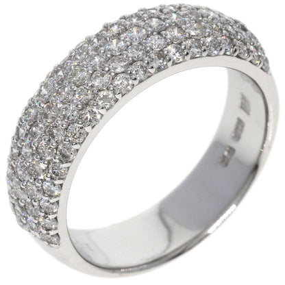 Ponte Vecchio Pave Diamond Ring K18 White Gold Ladies [Used]