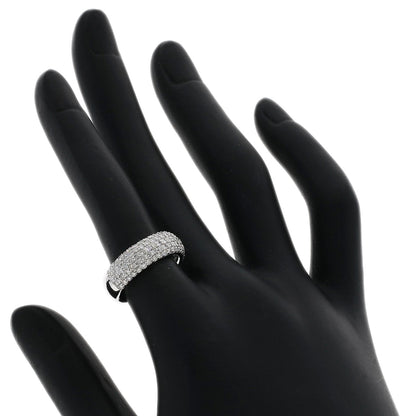 Ponte Vecchio Pave Diamond Ring K18 White Gold Ladies [Used]