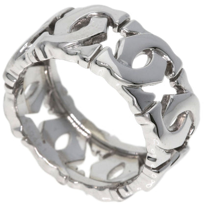 CARTIER Entrelaces #47 Ring K18 White Gold Ladies [Used]