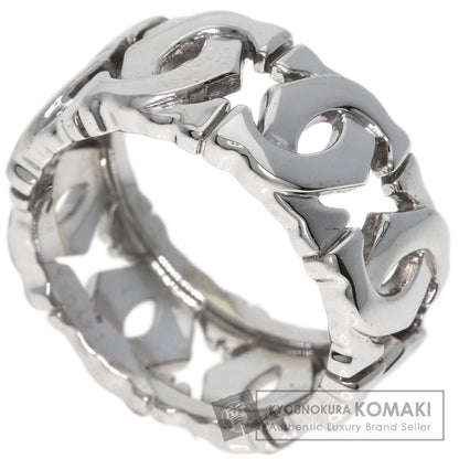 CARTIER Entrelaces #47 Ring K18 White Gold Ladies [Used]