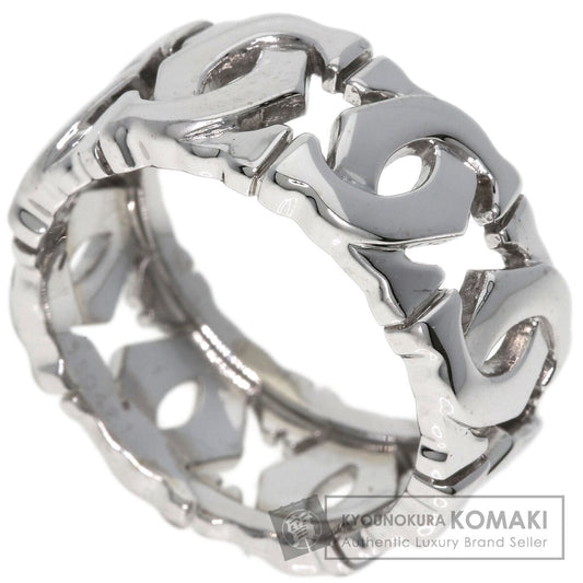 CARTIER Entrelaces #47 Ring K18 White Gold Ladies [Used]