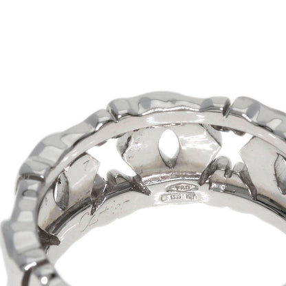 CARTIER Entrelaces #47 Ring K18 White Gold Ladies [Used]