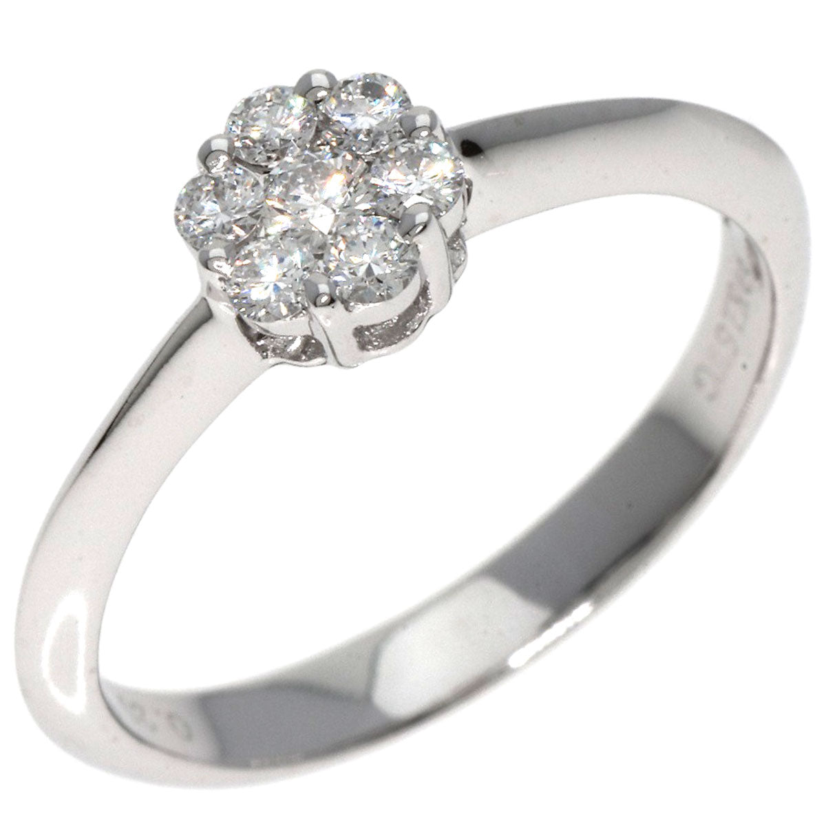 TASAKI Diamond Ring K18 White Gold Ladies [Used]