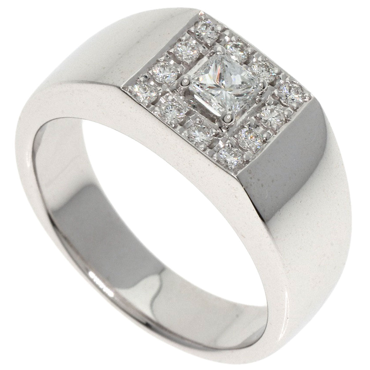 TASAKI Diamond Ring K18 White Gold Ladies [Used]