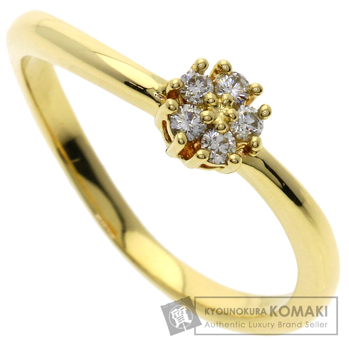 TASAKI Diamond Ring K18 Yellow Gold Ladies [Used]