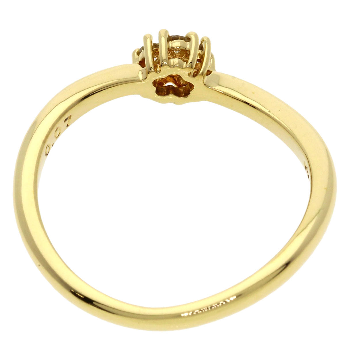 TASAKI Diamond Ring K18 Yellow Gold Ladies [Used]