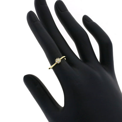 TASAKI Diamond Ring K18 Yellow Gold Ladies [Used]