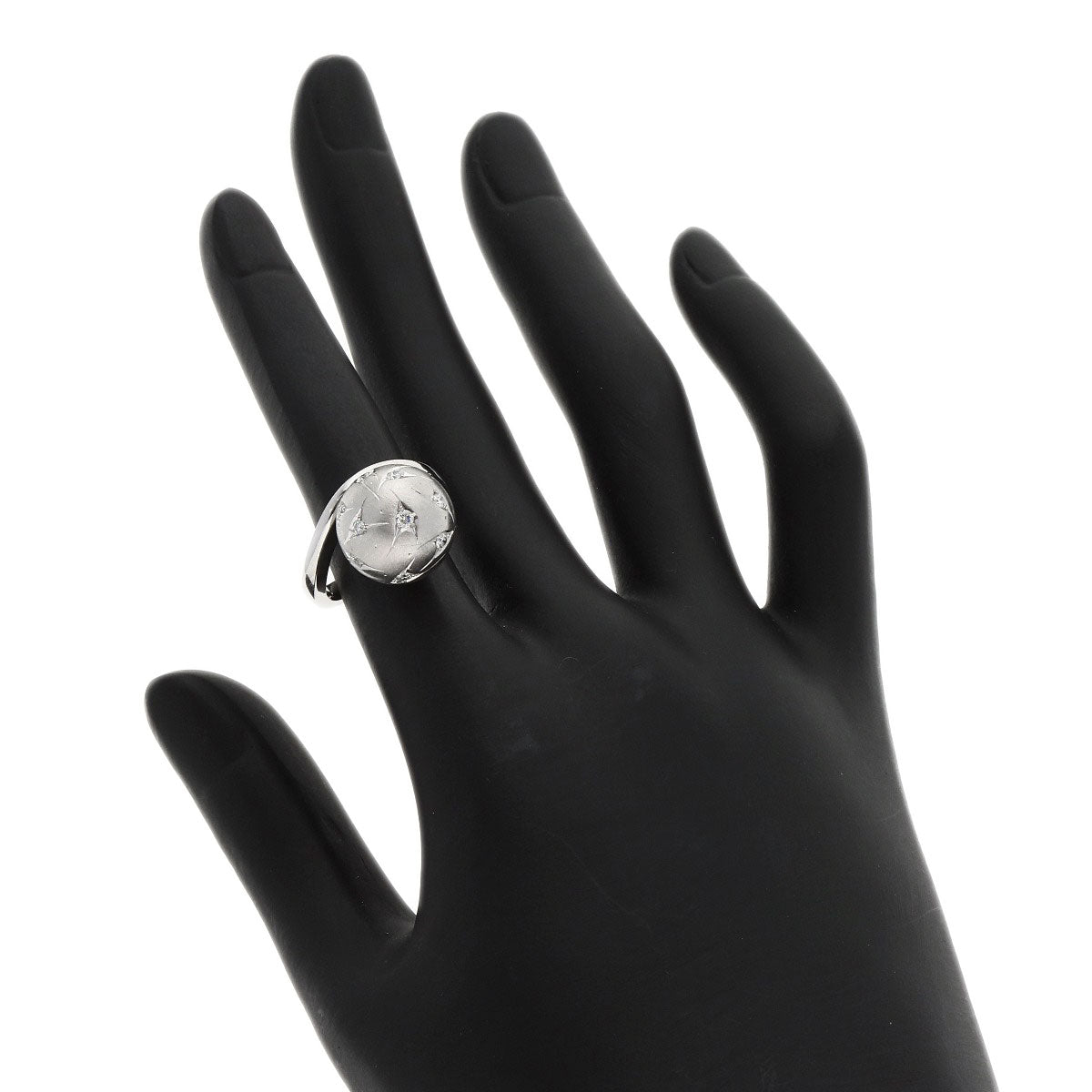 Kenji kiuchi Diamond Ring K18 White Gold Ladies [Used]