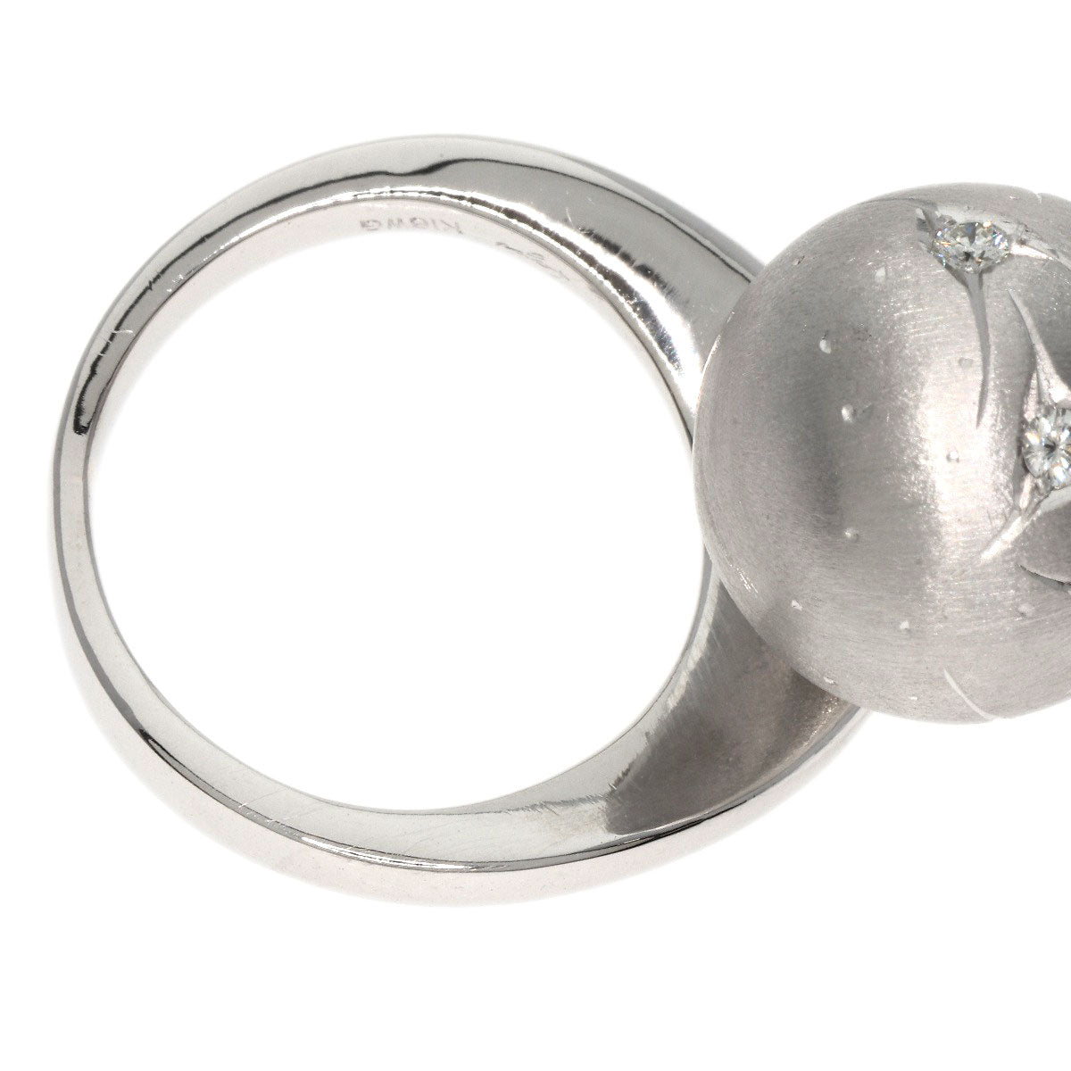 Kenji kiuchi Diamond Ring K18 White Gold Ladies [Used]