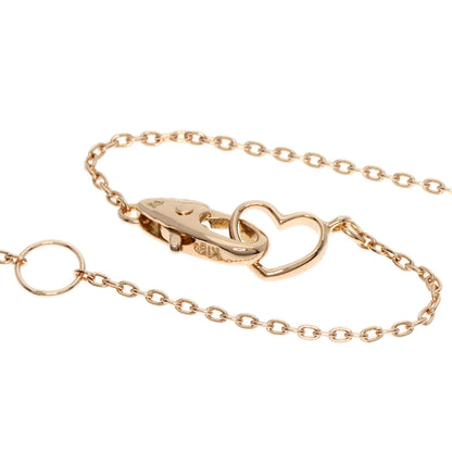 Ponte Vecchio Moon Amethyst Diamond Necklace K18 Pink Gold Ladies [Used]