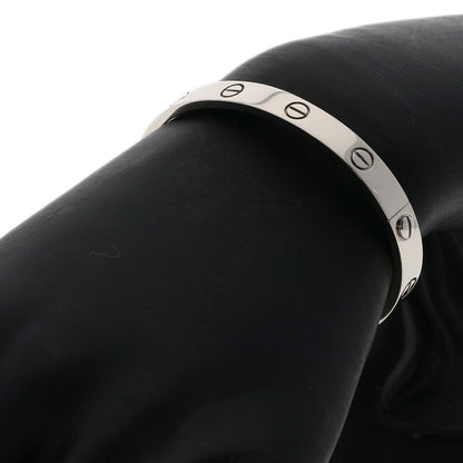 CARTIER LOVE Bracelets with driver # 17 Bracelet K18 White Gold Ladies [Used]