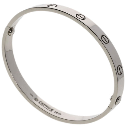 CARTIER LOVE Bracelets with driver # 17 Bracelet K18 White Gold Ladies [Used]