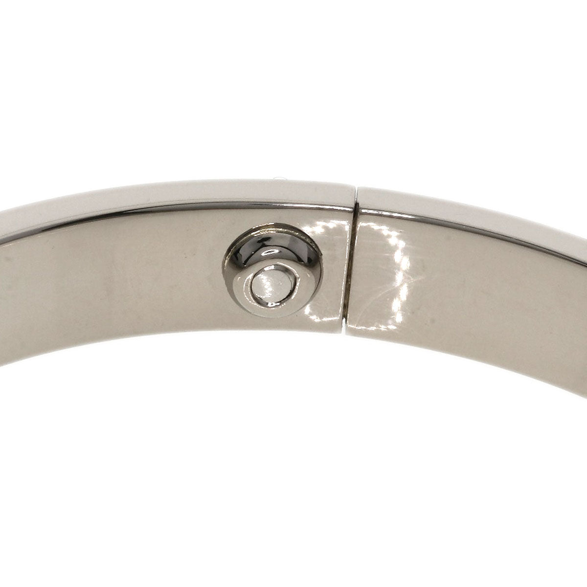 CARTIER LOVE Bracelets with driver # 17 Bracelet K18 White Gold Ladies [Used]