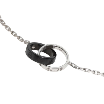 CARTIER Baby Love Ceramic Bracelet K18 White Gold CeramicLadies [Used]