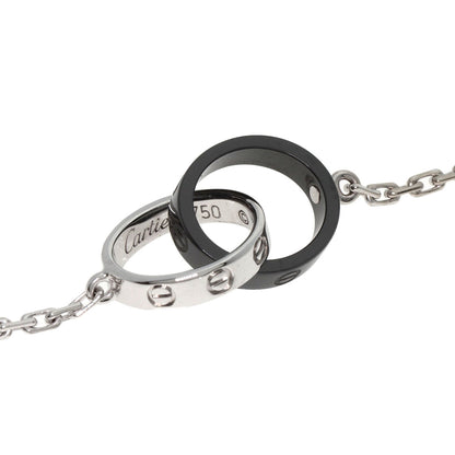 CARTIER Baby Love Ceramic Bracelet K18 White Gold CeramicLadies [Used]