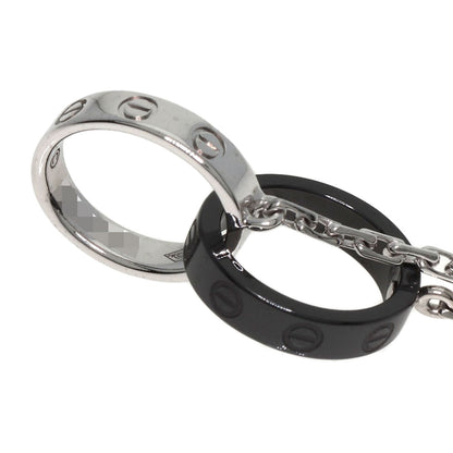 CARTIER Baby Love Ceramic Bracelet K18 White Gold CeramicLadies [Used]
