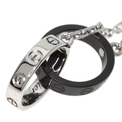 CARTIER Baby Love Ceramic Bracelet K18 White Gold CeramicLadies [Used]