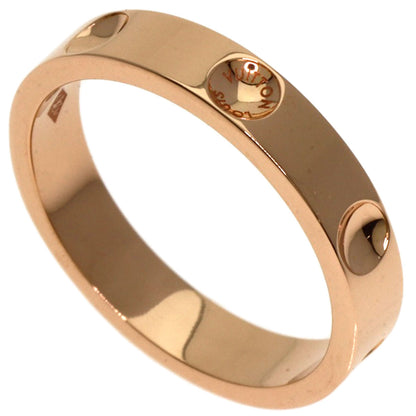 LOUIS VUITTON Petite Bourg Empreinte #50 Ring K18 Pink Gold Ladies [Used]