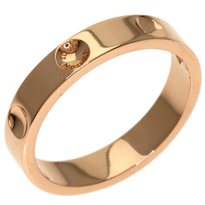 LOUIS VUITTON Petite Bourg Empreinte #50 Ring K18 Pink Gold Ladies [Used]