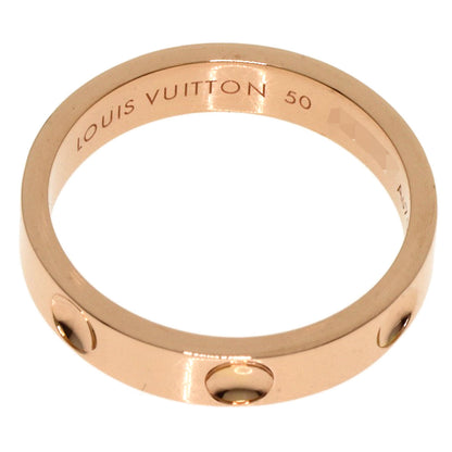 LOUIS VUITTON Petite Bourg Empreinte #50 Ring K18 Pink Gold Ladies [Used]