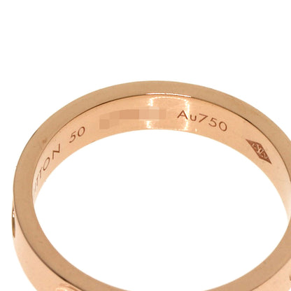 LOUIS VUITTON Petite Bourg Empreinte #50 Ring K18 Pink Gold Ladies [Used]