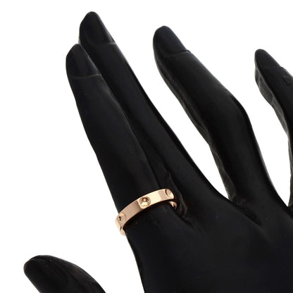 LOUIS VUITTON Petite Bourg Empreinte #50 Ring K18 Pink Gold Ladies [Used]
