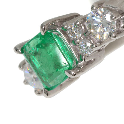 TASAKI Emerald Diamond Ring Platinum PT900 Ladies [Used]